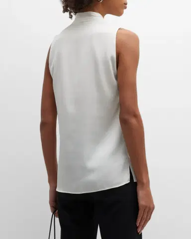 Kobi Halperin Mila Silk-Stretch Sleeveless Top | Thumbnail 3