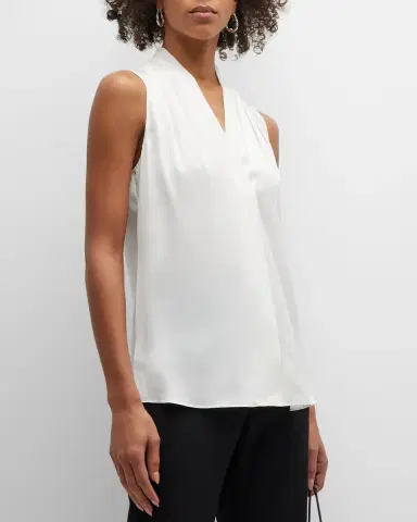 Kobi Halperin Mila Silk-Stretch Sleeveless Top | Thumbnail 4