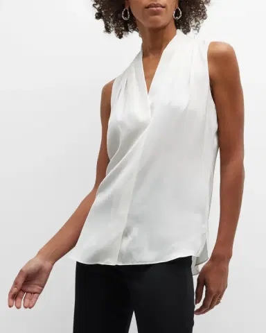 Kobi Halperin Mila Silk-Stretch Sleeveless Top | Thumbnail 7