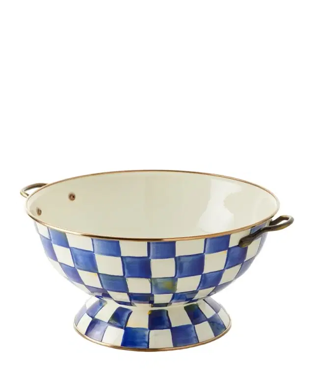 MacKenzie-Childs Royal Check Everything Bowl