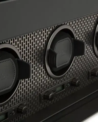Wolf Axis Triple Watch Winder with Storage | Thumbnail 2 Wolf Axis Triple Watch Winder with Storage | Thumbnail 2