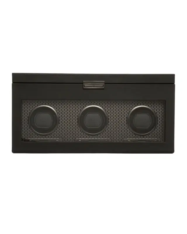 WOLF Axis Triple Watch Winder with Storage