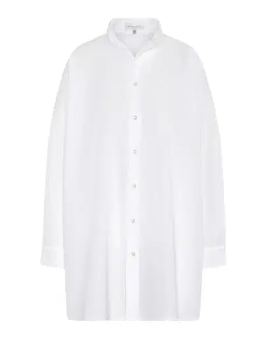 Eskandar Slim A-Line Two Collar Shirt With Step Insert (Long Length) | Thumbnail 1 Eskandar Slim A-Line Two Collar Shirt With Step Insert (Long Length) | Thumbnail 1