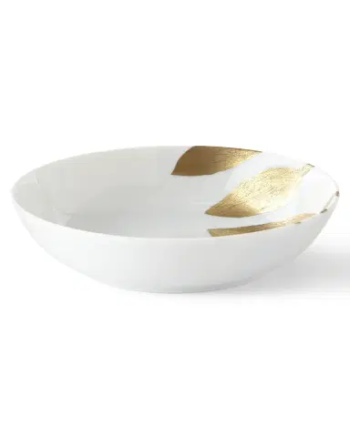 Haviland & Parlon Daphne White Gold-Leaf Cereal Bowl | Thumbnail 2