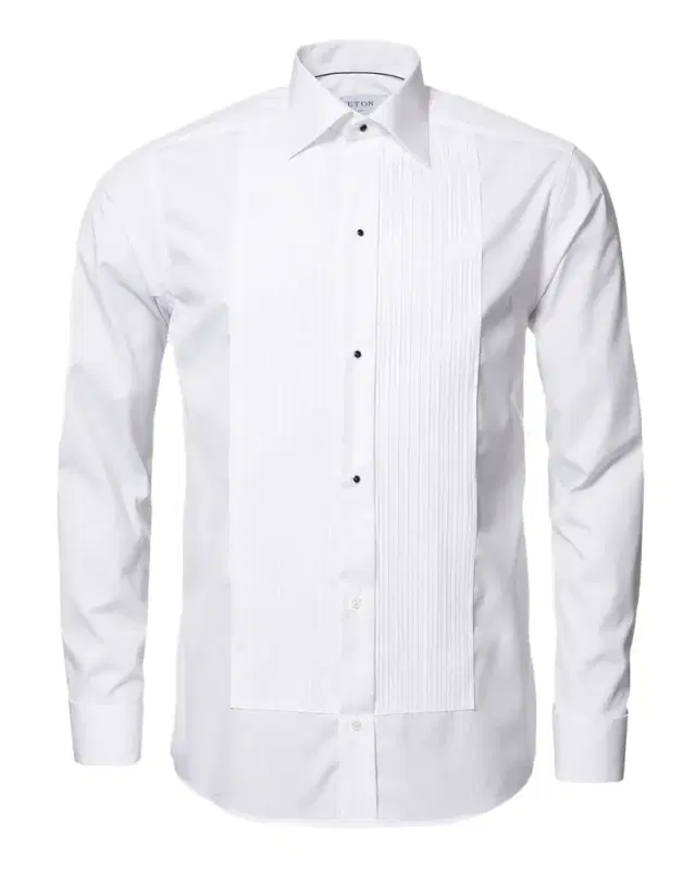 Eton Men 's Slim-Fit Pleated Bib Formal Shirt