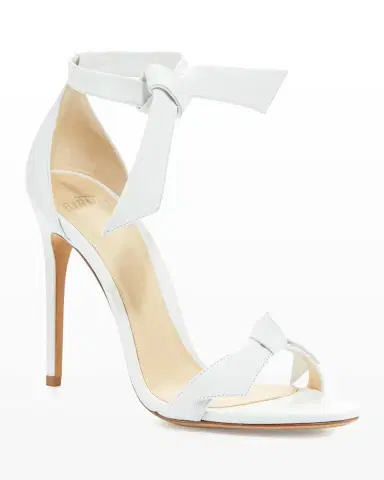 Alexandre Birman Clarita Knotted Leather High-Heel Sandals | Thumbnail 2 Alexandre Birman Clarita Knotted Leather High-Heel Sandals | Thumbnail 2