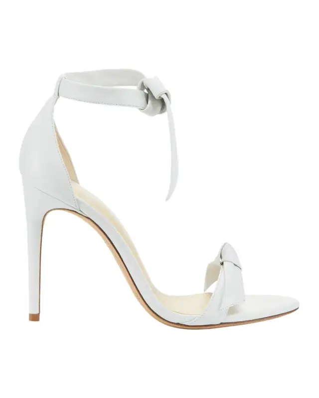 Alexandre Birman Clarita Knotted Leather High-Heel Sandals