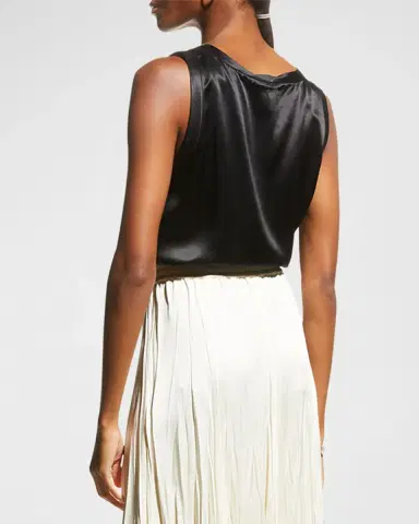 Lafayette 148 New York Perla Luxe Reversible Silk Charmeuse Shell | Thumbnail 2 Lafayette 148 New York Perla Luxe Reversible Silk Charmeuse Shell | Thumbnail 2