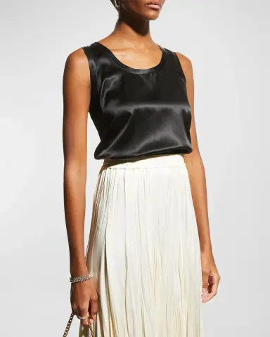 Lafayette 148 New York Perla Luxe Reversible Silk Charmeuse Shell | Thumbnail 3 Lafayette 148 New York Perla Luxe Reversible Silk Charmeuse Shell | Thumbnail 3