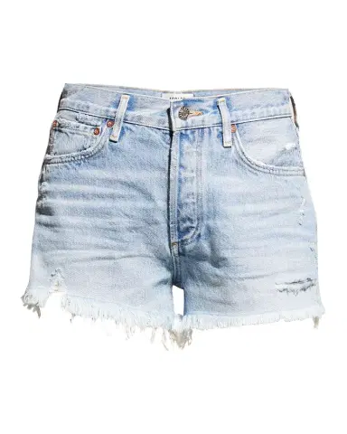 AGOLDE Parker Vintage Frayed-Hem Denim Shorts | Thumbnail 1
