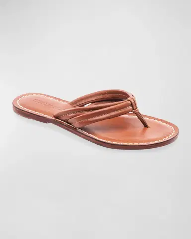 Bernardo Miami Leather Slide Sandals | Thumbnail 2