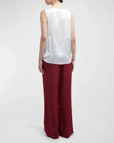 Lafayette 148 New York Perla Luxe Reversible Silk Charmeuse Shell | Thumbnail 6 Lafayette 148 New York Perla Luxe Reversible Silk Charmeuse Shell | Thumbnail 6