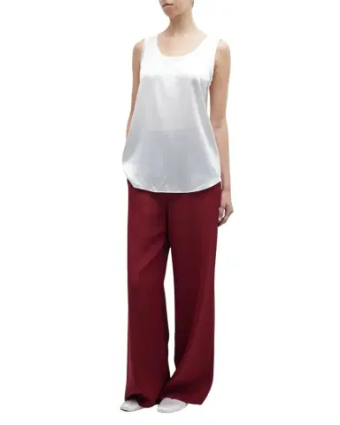 Lafayette 148 New York Perla Luxe Reversible Silk Charmeuse Shell | Thumbnail 1 Lafayette 148 New York Perla Luxe Reversible Silk Charmeuse Shell | Thumbnail 1