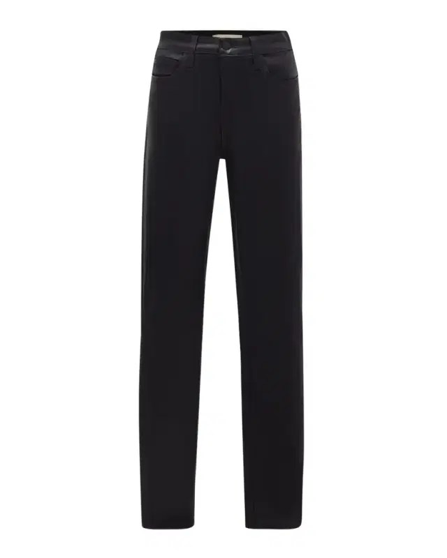 L 'AGENCE Marguerite Coated Modal Denim High-Rise Skinny Jeans