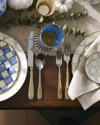 MacKenzie-Childs Royal Check Salad/Dessert Plate | Thumbnail 2