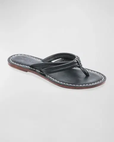 Bernardo Miami Leather Slide Sandals | Thumbnail 2