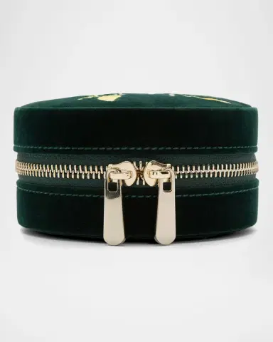 Wolf Zoe Round Travel Jewelry Case | Thumbnail 4 Wolf Zoe Round Travel Jewelry Case | Thumbnail 4