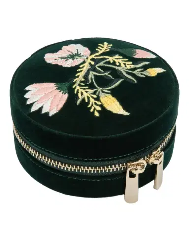 Wolf Zoe Round Travel Jewelry Case | Thumbnail 1 Wolf Zoe Round Travel Jewelry Case | Thumbnail 1