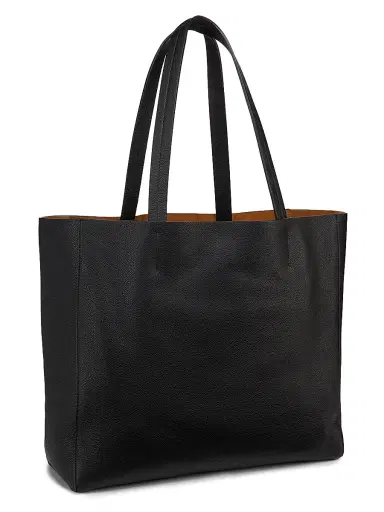 Nili Lotan Women's Medium Keith Leather Tote Bag - Black | Thumbnail 3