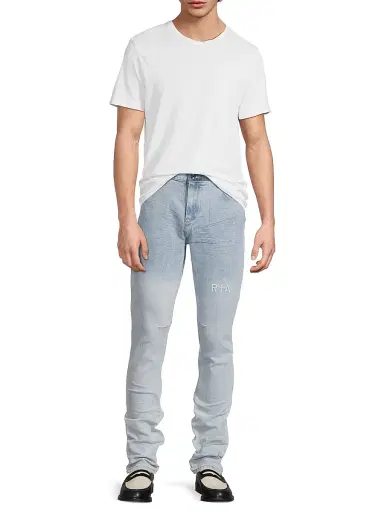 PAIGE Men's Sorden Pima Cotton Crewneck T-Shirt - White - Size XXL | Thumbnail 2 PAIGE Men's Sorden Pima Cotton Crewneck T-Shirt - White - Size XXL | Thumbnail 2