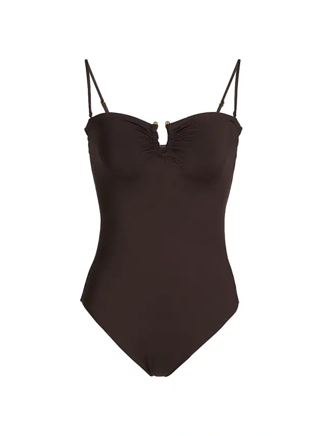 Nili Lotan Women's Semi-Sweetheart One-Piece Swimsuit - Espresso