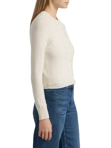 Nili Lotan Women's March Crewneck Cashmere Cardigan - | Thumbnail 4 Nili Lotan Women's March Crewneck Cashmere Cardigan - | Thumbnail 4