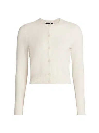Nili Lotan Women's March Crewneck Cashmere Cardigan - | Thumbnail 1 Nili Lotan Women's March Crewneck Cashmere Cardigan - | Thumbnail 1