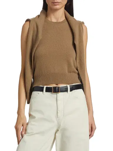 Nili Lotan Women's May Cashmere Sweater Vest | Thumbnail 3 Nili Lotan Women's May Cashmere Sweater Vest | Thumbnail 3
