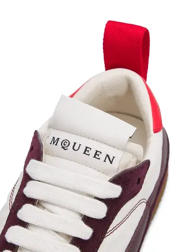 Alexander McQueen Women's EC1 Colorblocked Low-Top Sneakers - Beige Dark Brown - Size 5.5 | Thumbnail 5