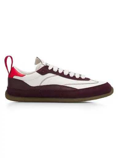 Alexander McQueen Women's EC1 Colorblocked Low-Top Sneakers - Beige Dark Brown - Size 5.5 | Thumbnail 1