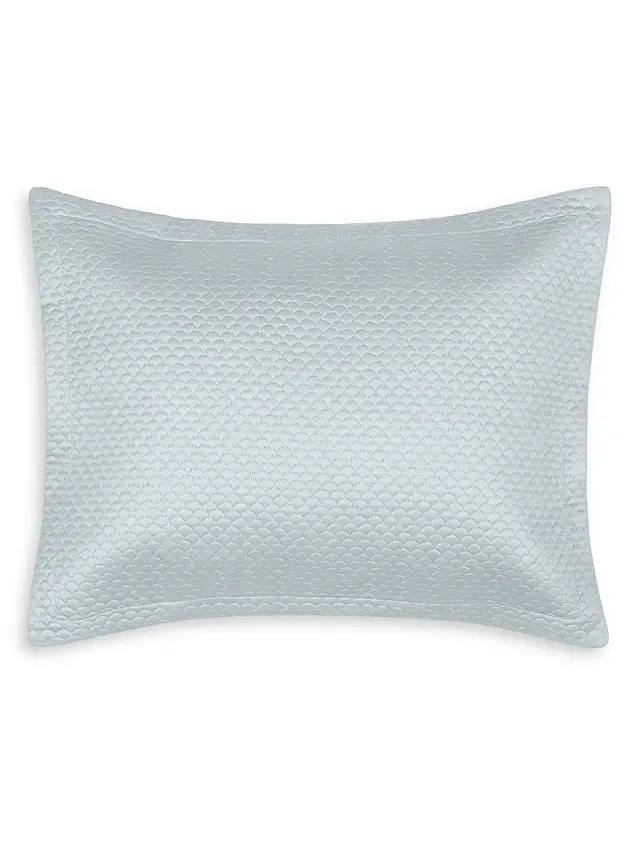 Matouk Alba Quilt & Sham Collection - Pool European