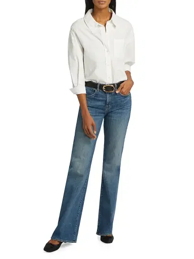 Nili Lotan Women's Celia Bootcut Jeans | Thumbnail 2