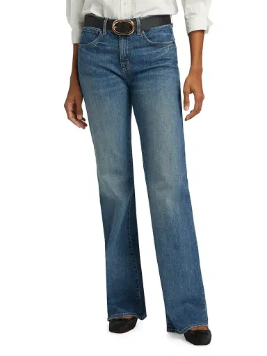 Nili Lotan Women's Celia Bootcut Jeans | Thumbnail 3