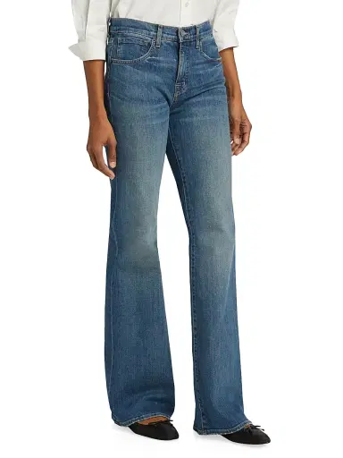 Nili Lotan Women's Celia Bootcut Jeans | Thumbnail 4