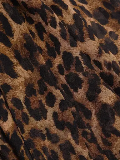 Nili Lotan Women's Alla Silk Halterneck Top - Vintage Leopard Print | Thumbnail 7 Nili Lotan Women's Alla Silk Halterneck Top - Vintage Leopard Print | Thumbnail 7