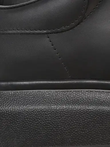 Alexander McQueen Men's Oversized Leather Platform Sneakers - Black - Size 14.5 | Thumbnail 6