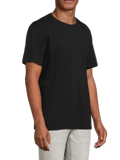 PAIGE Men's Sorden Pima Cotton Crewneck T-Shirt - Black - Size XXL | Thumbnail 4 PAIGE Men's Sorden Pima Cotton Crewneck T-Shirt - Black - Size XXL | Thumbnail 4