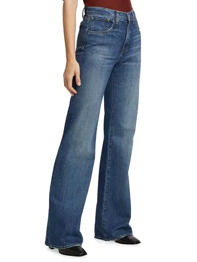 Nili Lotan Women's Celia Bootcut Jeans | Thumbnail 4