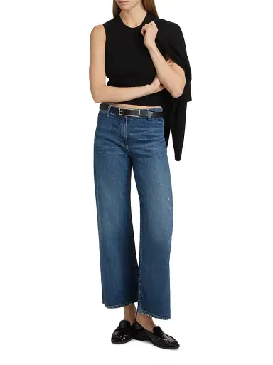 Nili Lotan Women's May Cashmere Sweater Vest - Black | Thumbnail 2 Nili Lotan Women's May Cashmere Sweater Vest - Black | Thumbnail 2
