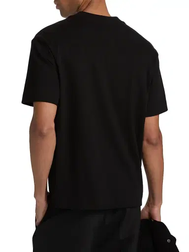 Vince Men's Peached Face Jersey Crewneck T-Shirt - Black - Size XXL | Thumbnail 5 Vince Men's Peached Face Jersey Crewneck T-Shirt - Black - Size XXL | Thumbnail 5