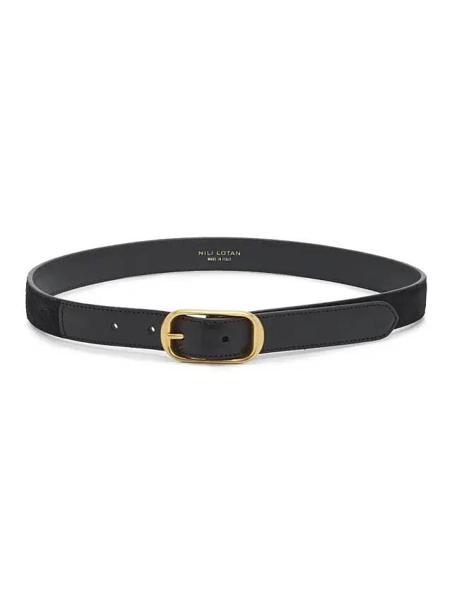 Nili Lotan Women's Reine Leather & Suede Belt - Black