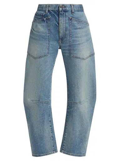 Nili Lotan Women's Shon Barrel Jeans | Thumbnail 1 Nili Lotan Women's Shon Barrel Jeans | Thumbnail 1