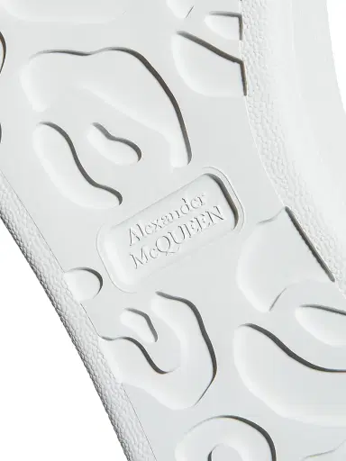 Alexander McQueen Women's Oversized Embossed Logo Colorblocked Suede Sneakers - Pastel - Size 12 | Thumbnail 5