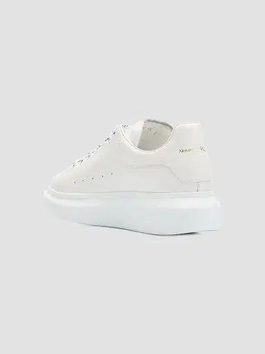 Alexander McQueen Men's Oversized Leather Platform Sneakers - White - Size 9 | Thumbnail 2 Alexander McQueen Men's Oversized Leather Platform Sneakers - White - Size 9 | Thumbnail 2