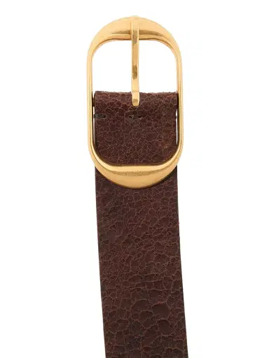 Nili Lotan Women's Nili Leather Belt - Brown - Size Medium | Thumbnail 2 Nili Lotan Women's Nili Leather Belt - Brown - Size Medium | Thumbnail 2