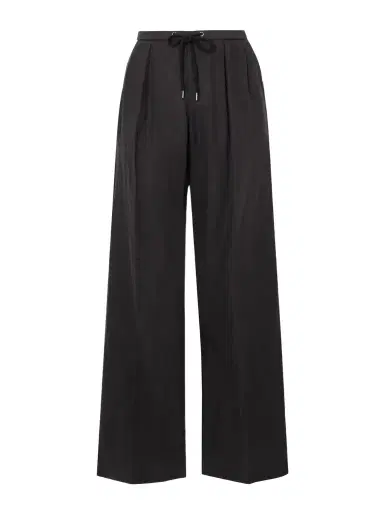 James Perse Pleated Linen Wide-leg Pants | Thumbnail 1 James Perse Pleated Linen Wide-leg Pants | Thumbnail 1