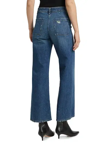 Nili Lotan Women's Megan High-Rise Wide-Leg Jeans | Thumbnail 5 Nili Lotan Women's Megan High-Rise Wide-Leg Jeans | Thumbnail 5