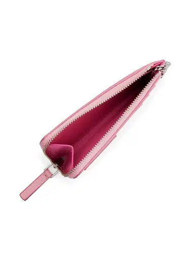 Marc Jacobs Women's The Leather Top-Zip Multi Wallet - Ribbon Pink | Thumbnail 2 Marc Jacobs Women's The Leather Top-Zip Multi Wallet - Ribbon Pink | Thumbnail 2