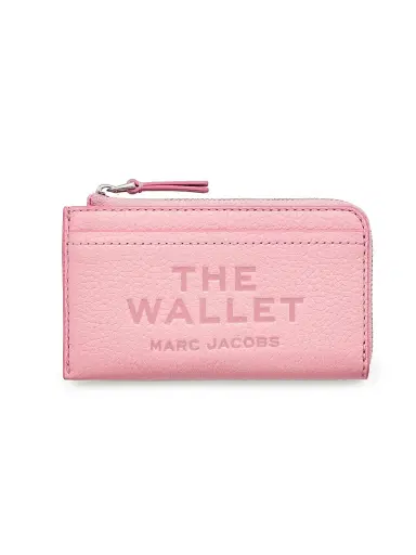 Marc Jacobs Women's The Leather Top-Zip Multi Wallet - Ribbon Pink | Thumbnail 1 Marc Jacobs Women's The Leather Top-Zip Multi Wallet - Ribbon Pink | Thumbnail 1