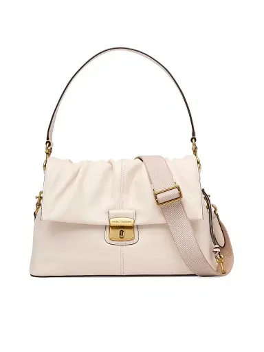 Marc Jacobs Women's The Cristina Messenger Leather Shoulder Bag - Ivory | Thumbnail 3